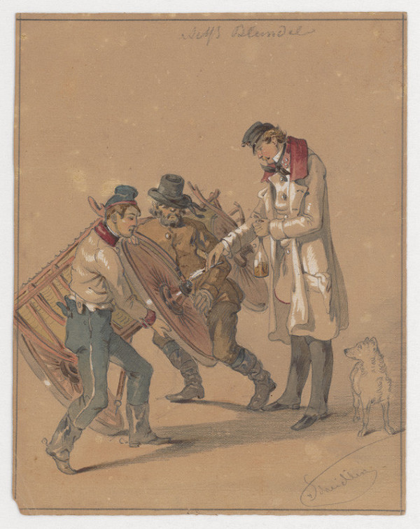 Friedrich Carl von Scheidlin – Oiling the Center Pin 