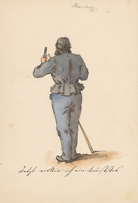 Friedrich Carl von Scheidlin – Standing Man from the Back