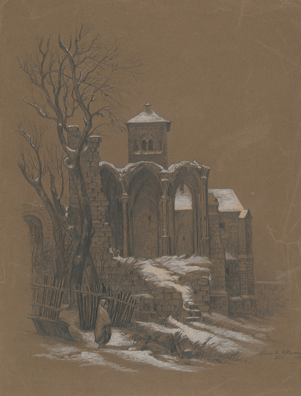 Henriette Jetti Wittmann – Snowy Church Ruins