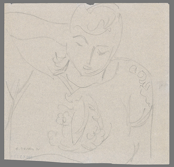 Eugen Nevan – Flowered Dressing Gown 