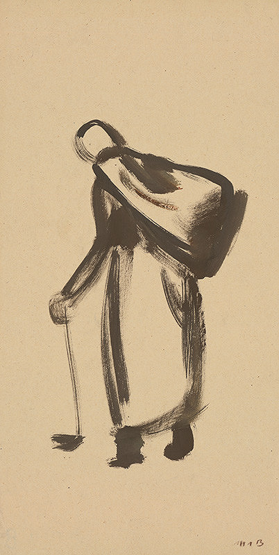 Miloš Alexander Bazovský – Žena s batohom 