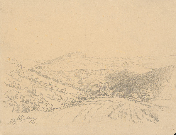 Vojtech Angyal – Study of Landscape 