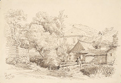 Vojtech Angyal – Motív z Kremnice 