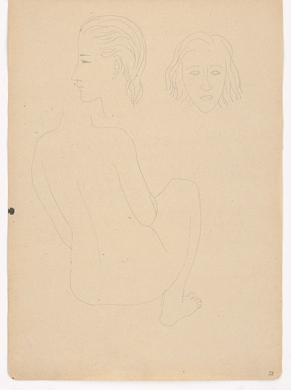 Ervín Semian – Náčrtník - 55 listov 