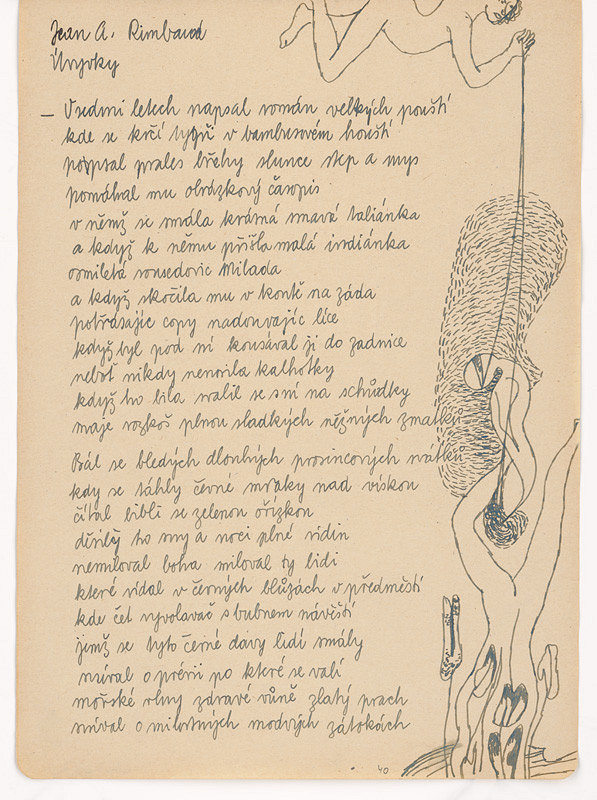 Ervín Semian – Náčrtník - 55 listov 