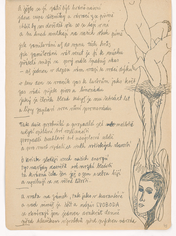 Ervín Semian – Náčrtník - 55 listov 