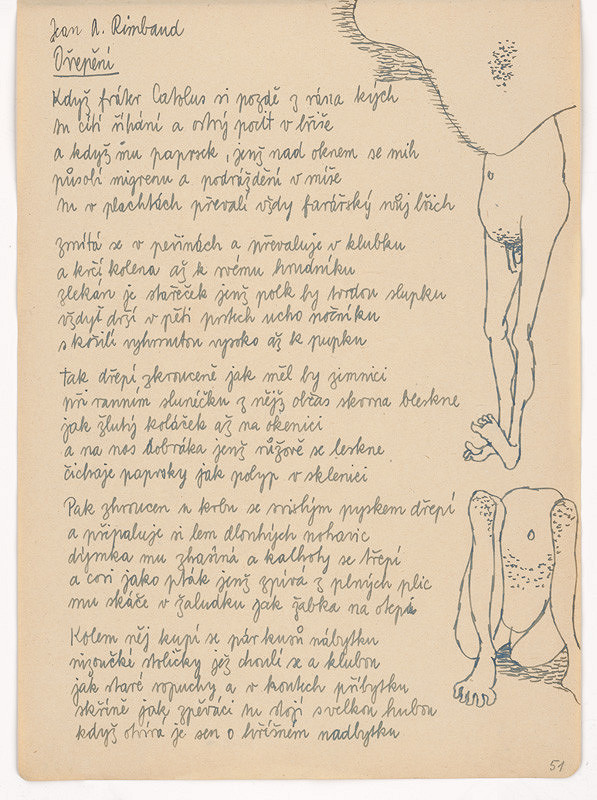 Ervín Semian – Náčrtník - 55 listov 