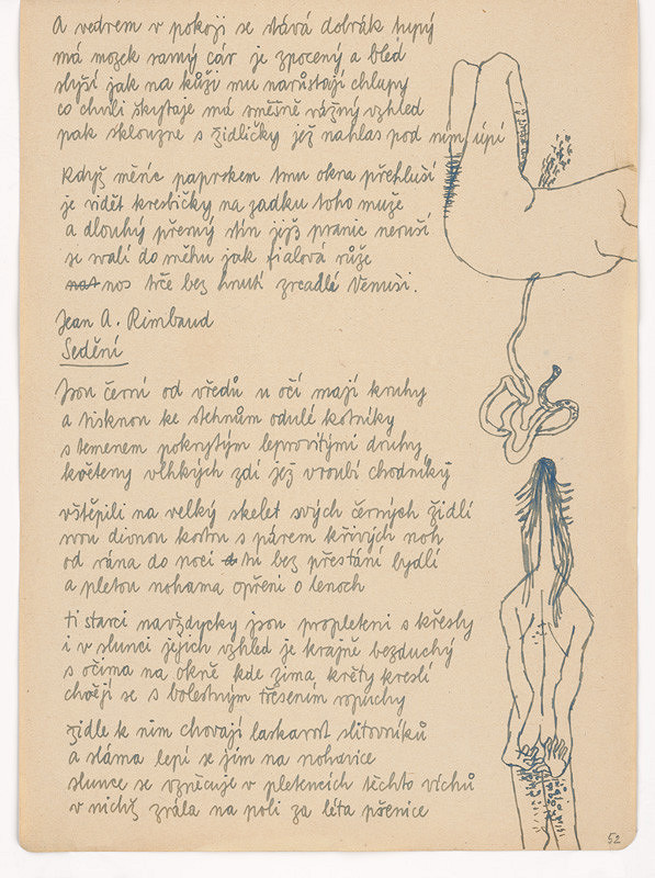 Ervín Semian – Náčrtník - 55 listov 