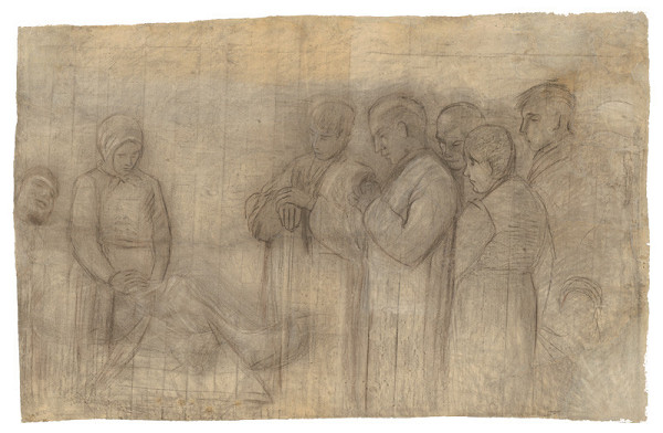 Ladislav Mednyánszky – Figurálna štúdia k obrazu Nešťastie 