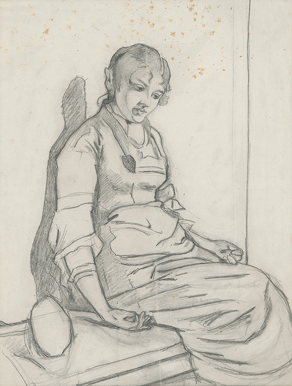 Dominik Skutecký – Seated Woman