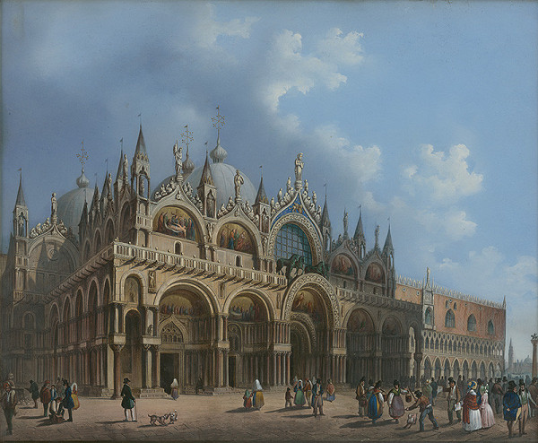 Stredoeurópsky maliar zo začiatku 19. storočia – Kostol sv.Marka v Benátkach