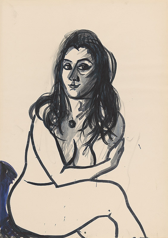 Peter Matejka – Sediaca s preloženými nohami 