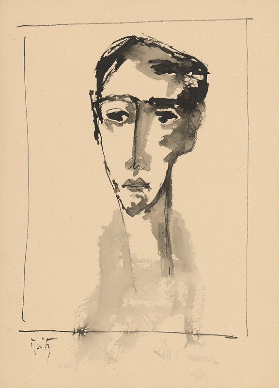 Ernest Špitz – Head of a Man II.