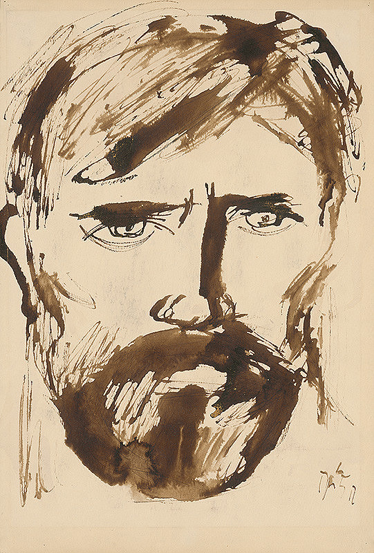 Ernest Špitz – Head of a Man I.  