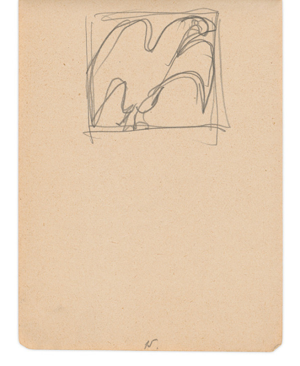 Eugen Nevan – Skicár II - 49 listov - Vták 