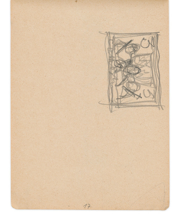 Eugen Nevan – Skicár II - 49 listov - Známka 