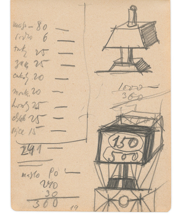 Eugen Nevan – Skicár II - 49 listov - Ceny  