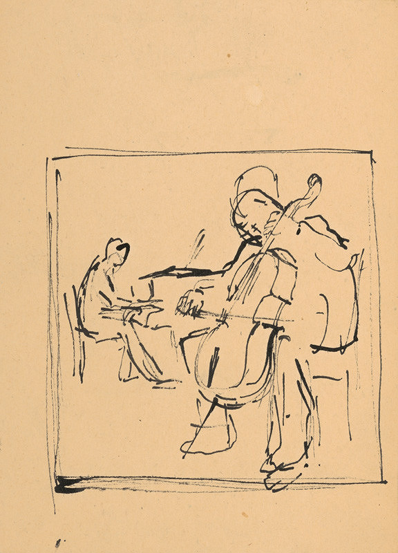 Ernest Špitz – Dvaja hudobníci 