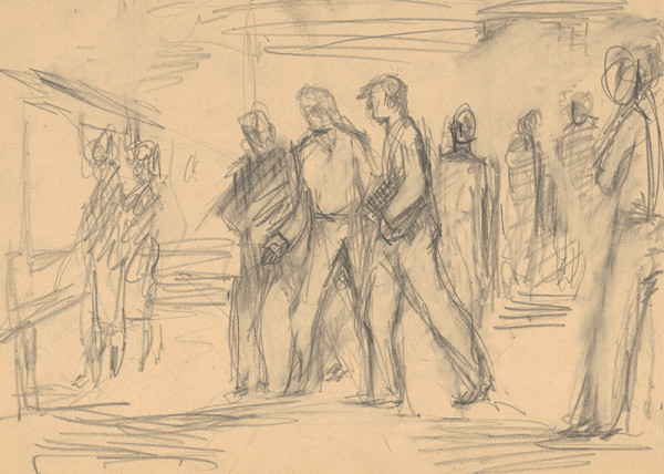 Ernest Špitz – On a Street I.  