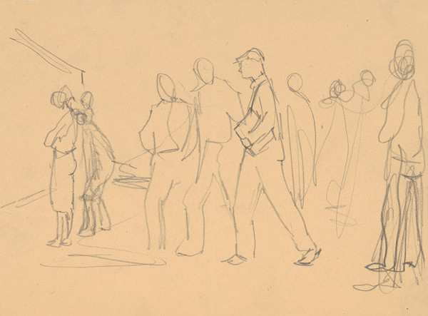 Ernest Špitz – On a Street II.  