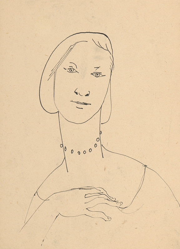 Ernest Špitz – Dievča s náhrdelníkom 