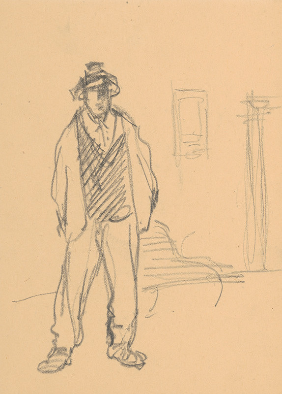 Ernest Špitz – Stojaci muž 