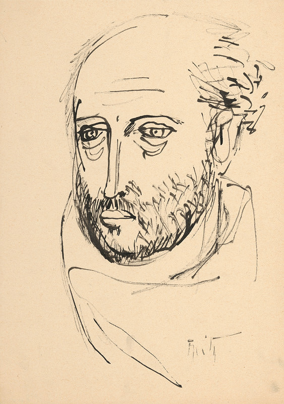 Ernest Špitz – Mužský portrét I. 