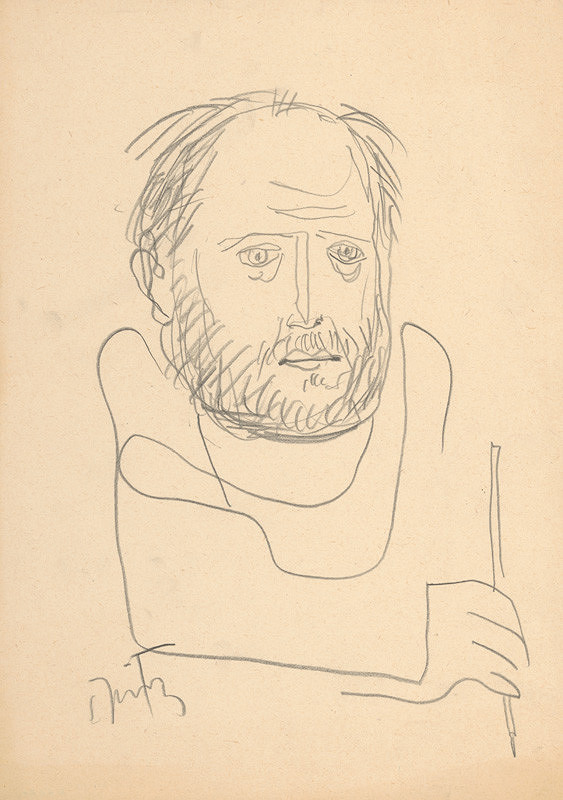 Ernest Špitz – Mužský portrét III. 