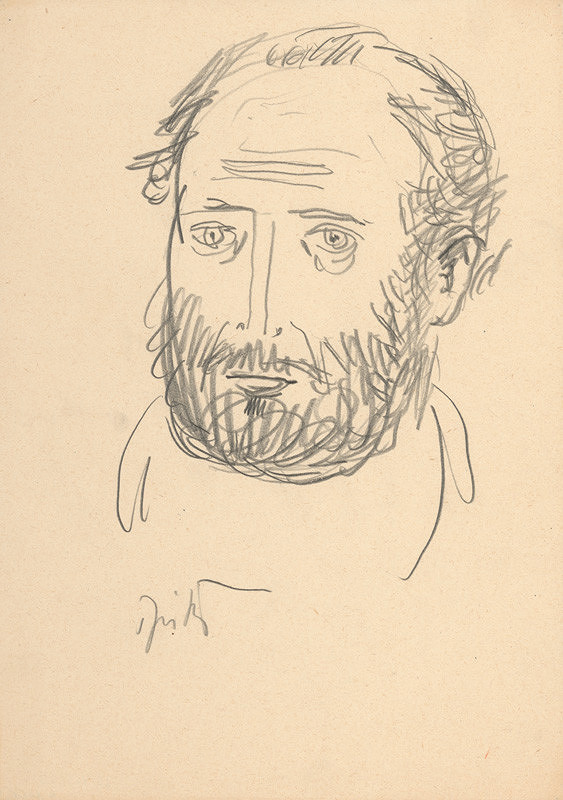 Ernest Špitz – Mužský portrét IV. 