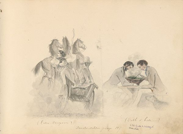 Stredoeurópsky maliar z 19. storočia, Július Odescalchi – Album kresieb z 1847 - 1849
