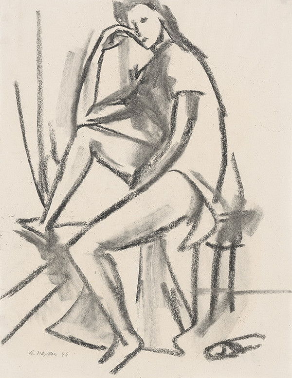 Eugen Nevan – Seated