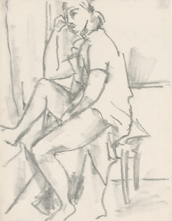 Eugen Nevan – Seated Model