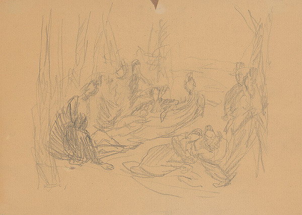 Eugen Nevan – Study for a Theatre Motif 