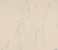 Eugen Nevan – With a Parasol II.  