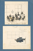 Stredoeurópsky maliar z 19. storočia, Henriette Odescalchi – Smútočné stretnutie v Prešporku (Bratislave). Gróf Orczy v Zichyho paláci v Bratislave 