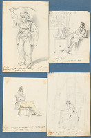 Stredoeurópsky maliar z 19. storočia – Gróf Ferdinand Pálffy v Rusovciach. Turek. Grófka Augusta Zichy v Rusovciach. Scény zo života rodiny 