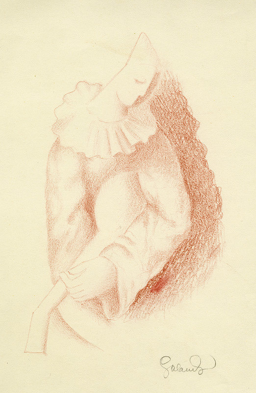 Mikuláš Galanda – Pierot s mandolínou