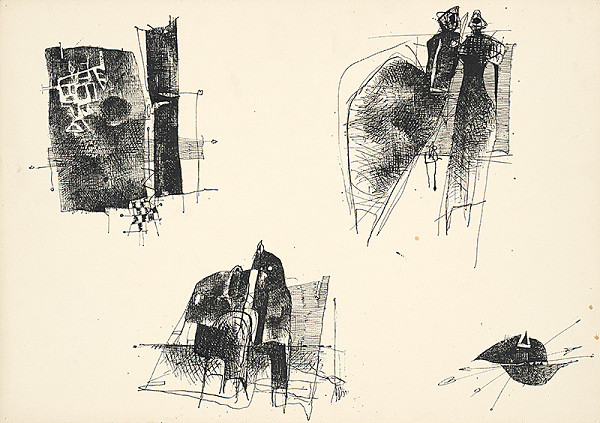 Ferdinand Hložník – Drawing XI.  