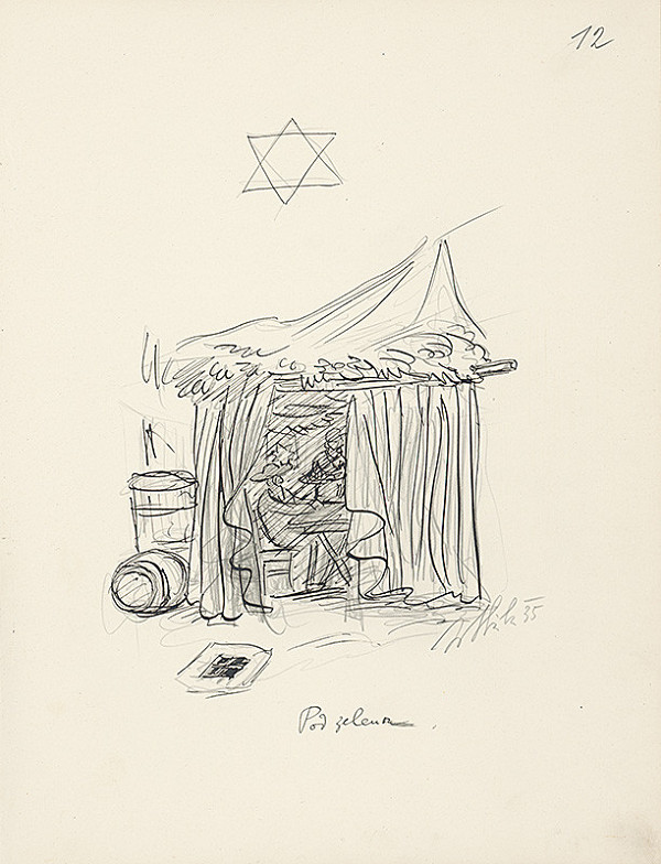 Jan Hála – Strana z náčrtníka 