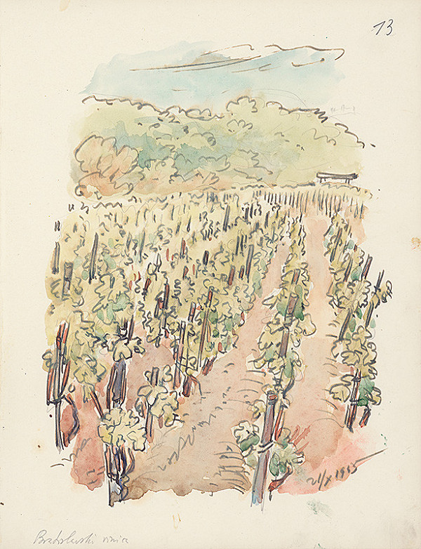 Jan Hála – Strana z náčrtníka 