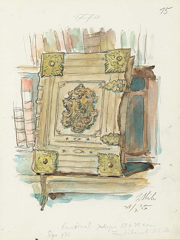 Jan Hála – Strana z náčrtníka 