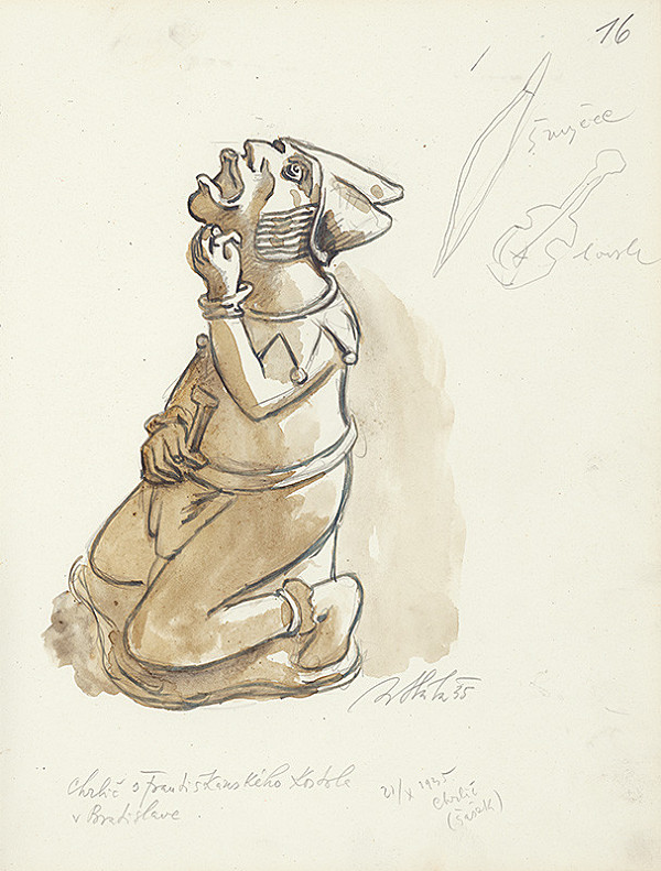 Jan Hála – Strana z náčrtníka 