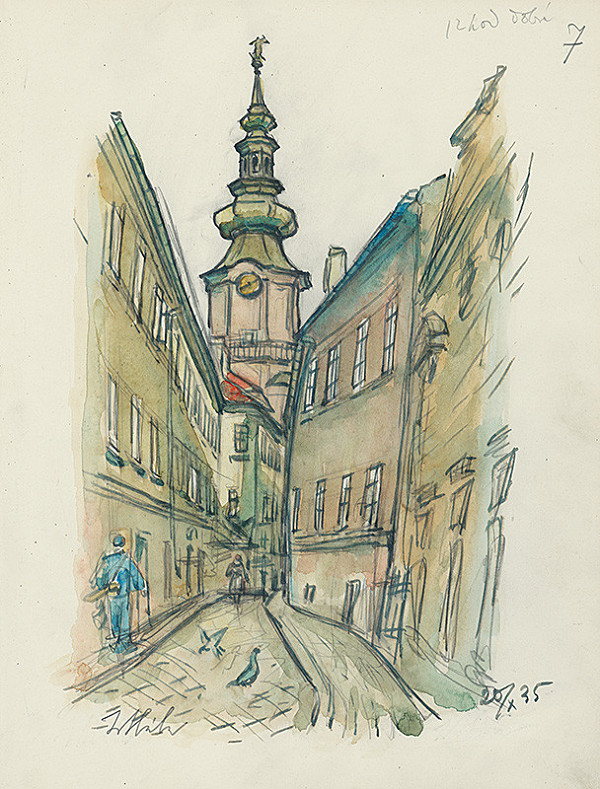 Jan Hála – Strana z náčrtníka 