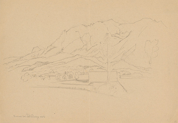 Jan Novopacký – Landscape Sketch