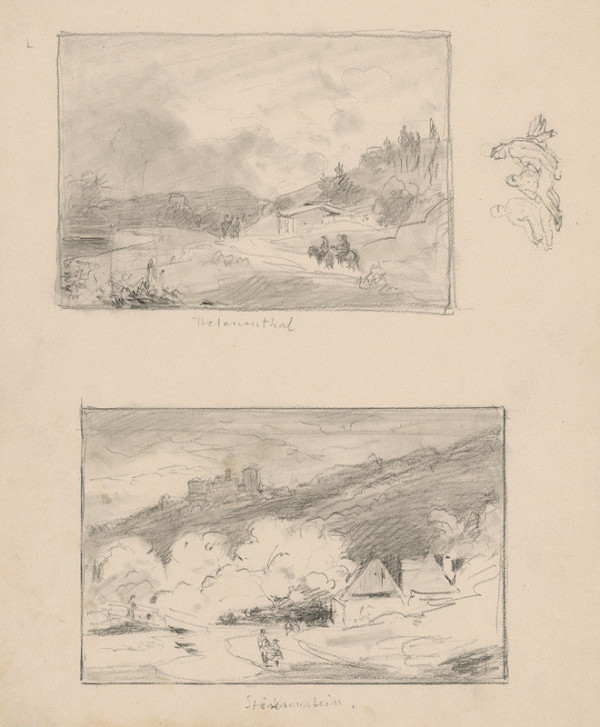 Jan Novopacký – Dva krajinárske náčrty 