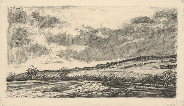 Jozef Šturdík – Landscape around Rimavská Baňa I.