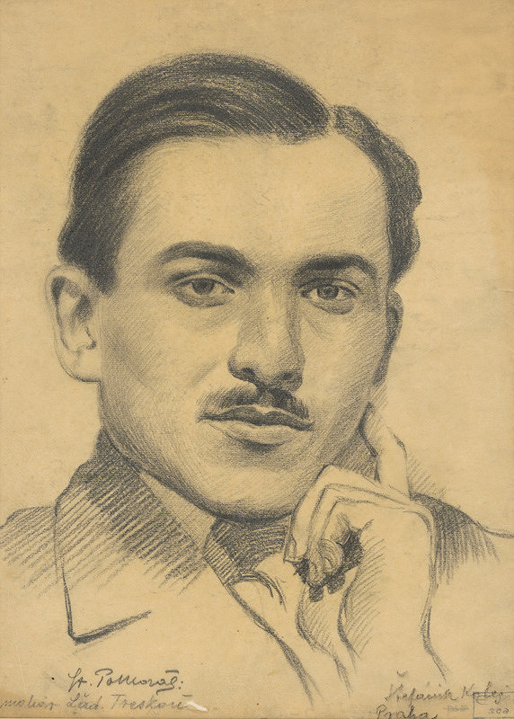 Štefan Polkoráb – Portrait of Artist Ladislav Treskoň