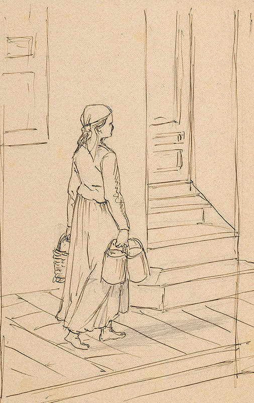 Jan Novopacký – Idúce dievča 