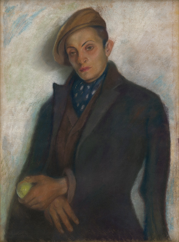 Eugen Makovits – Portrét muža v čiapke
