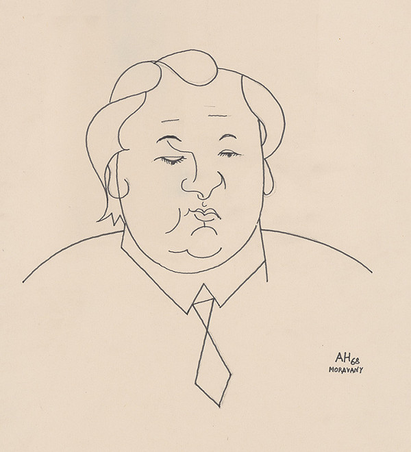 Adolf Hoffmeister – Karikatúrny portrét A.Bednára II. 